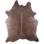 Graphite Metallic Acid Washed Cowhide Area Rug