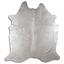 Acid Washed Silver Metallic Cowhide Area Rug - 32-45 Square Feet