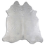 Acid Washed Silver Metallic Cowhide Area Rug - 32-45 Square Feet