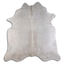 Acid Washed Silver Metallic Cowhide Area Rug - 32-45 Square Feet