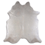 Acid Washed Silver Metallic Cowhide Area Rug - 32-45 Square Feet