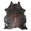 Silver Metallic TriColor Acid Washed Cowhide Area Rug - Grade A, 32-45 Sq Ft