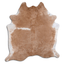 Beige And White Natural Cowhide Area Rug - 22-32 Sq Ft, Grade A