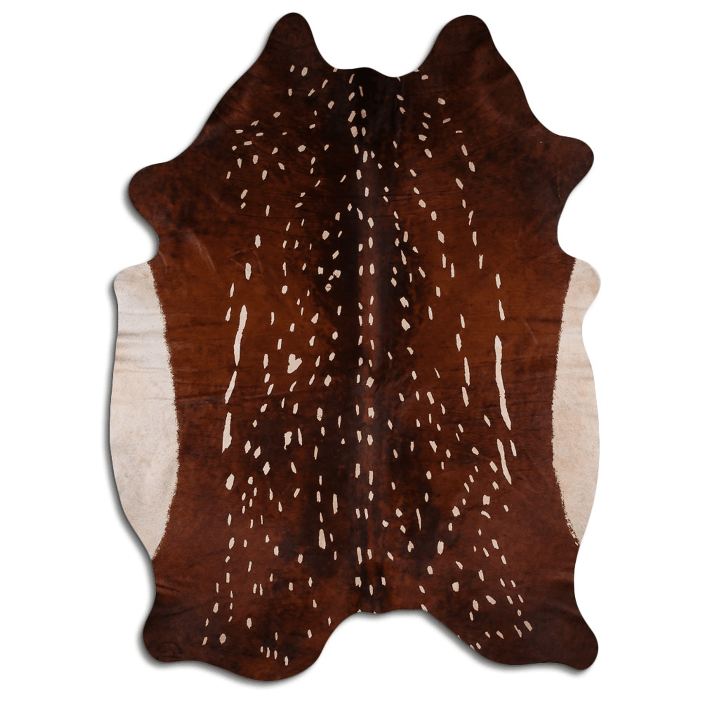 Axis Deer Print Cowhide Area Rug - 32-45 Sq. Ft.