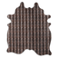 Printed Cowhide Area Rug In Snake Design - Grade A