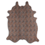 Elegant Printed Cowhide Area Rug - Baby Zebra Design