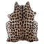 Wild Cat On Beige Cowhide Area Rug - 22-32 Square Feet