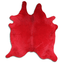 Dyed Red Cowhide Area Rug - Premium Quality And Versatile Décor