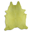 Dyed Yellow Cowhide Area Rug - Premium Quality & Durable Design