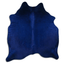 Dyed Navy Blue Cowhide Area Rug