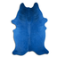 Dyed Navy Blue Cowhide Area Rug