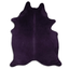 Dyed Purple Cowhide Area Rug - 22-32 Square Feet, Grade A