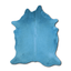 Dyed Turquoise Cowhide Area Rug