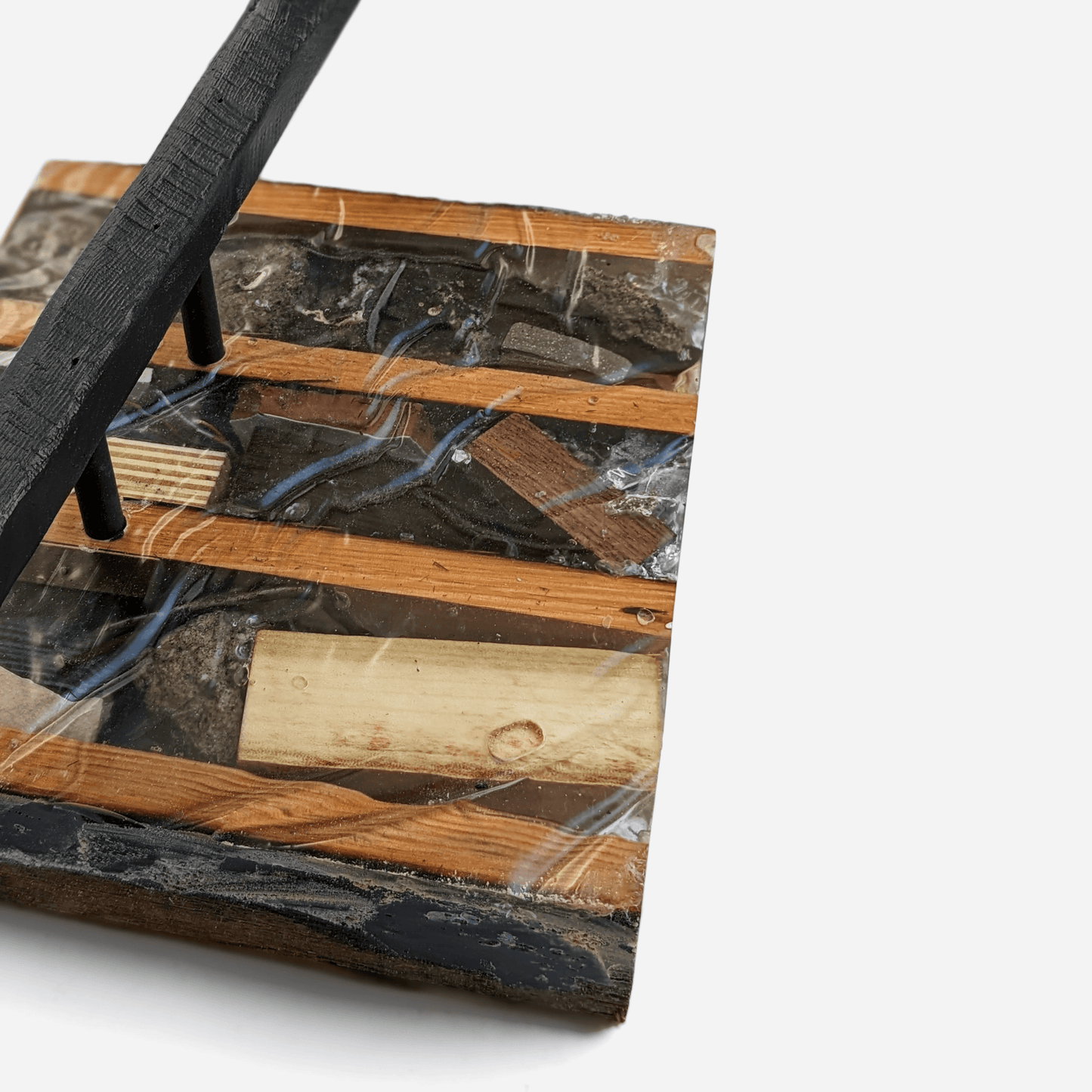 Eco-Resin Handcrafted Artwork From Reclaimed Construction Materials