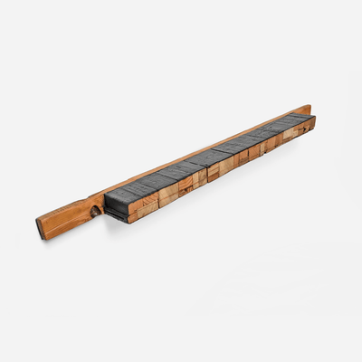 Handcrafted Charred Wood Wall Art - Custom Sizes Available
