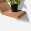 Lean Shelf: Wall-Mounted Wooden Display Shelf