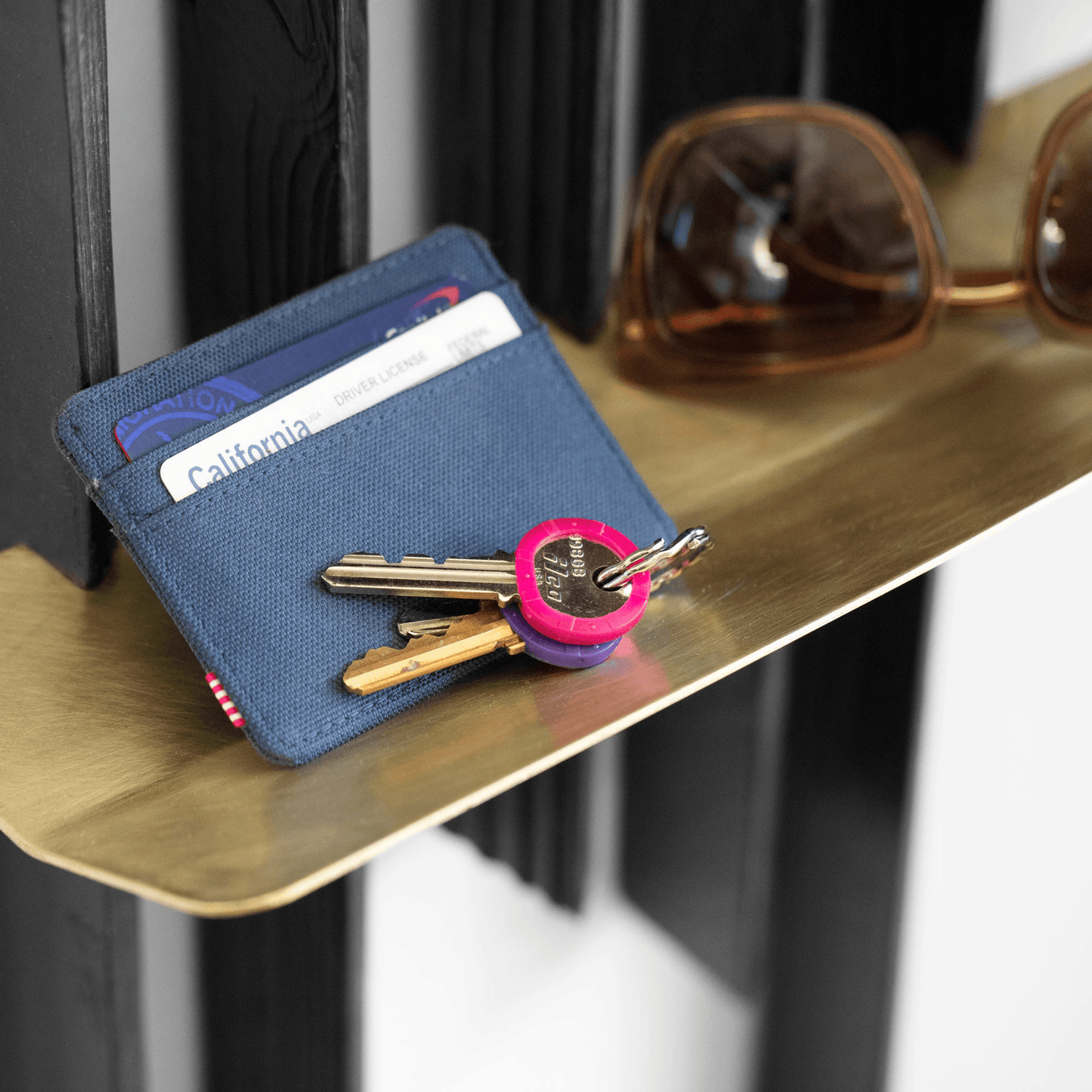 Rack On Reclaimed Wood Coat Rack With Brass Tray