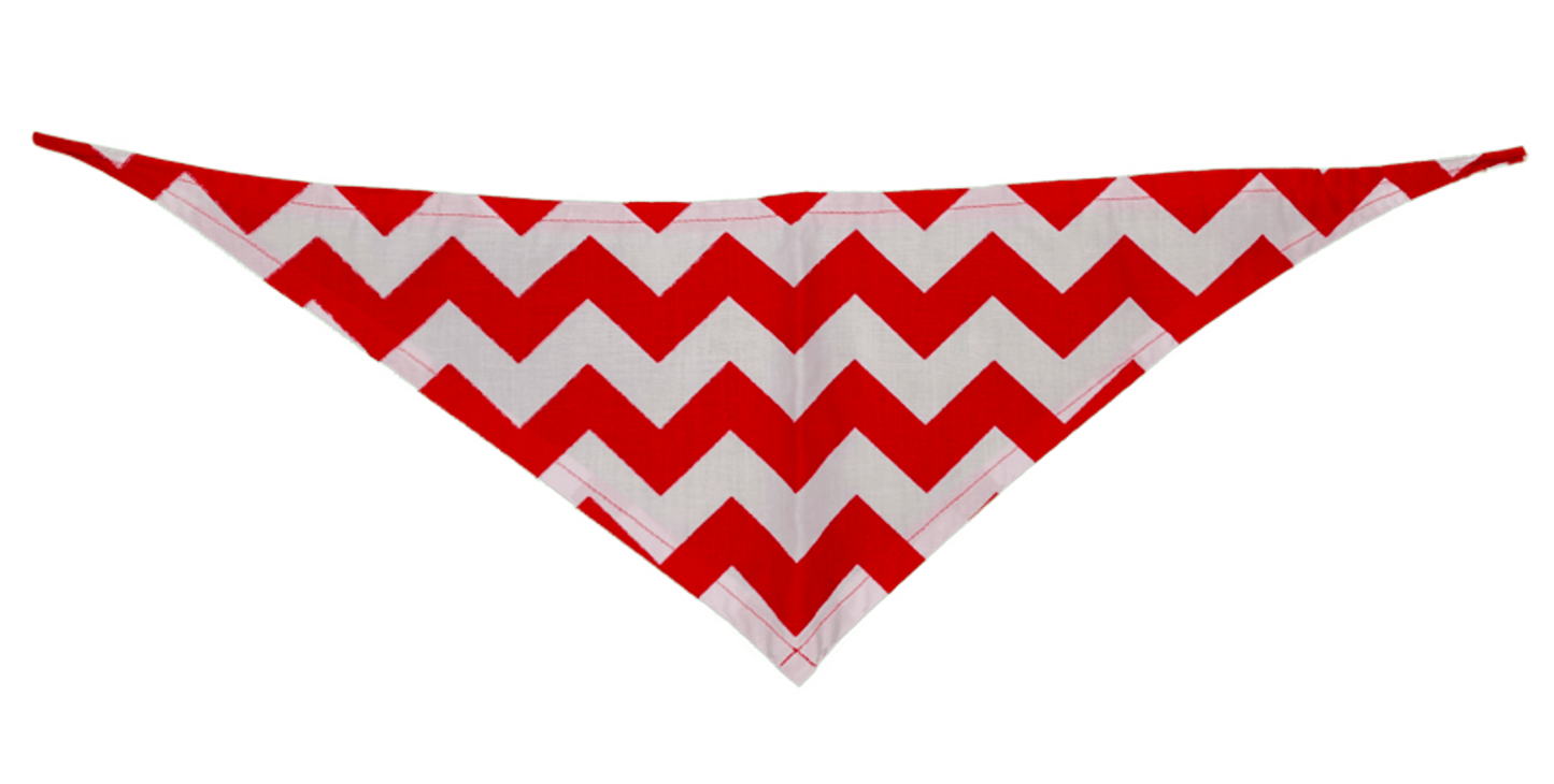 Zig Zag Cotton Pet Bandana