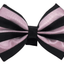 Chic Satin Bow with Chiffon Overlay for Weddings