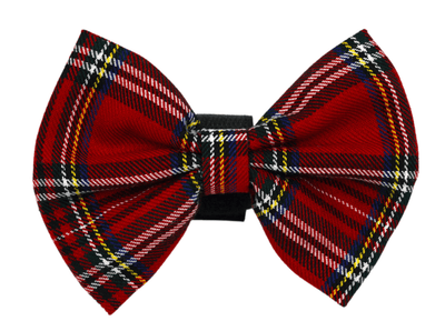 Vintage Plaid Boy's Bowtie with Velcro Safety Closure