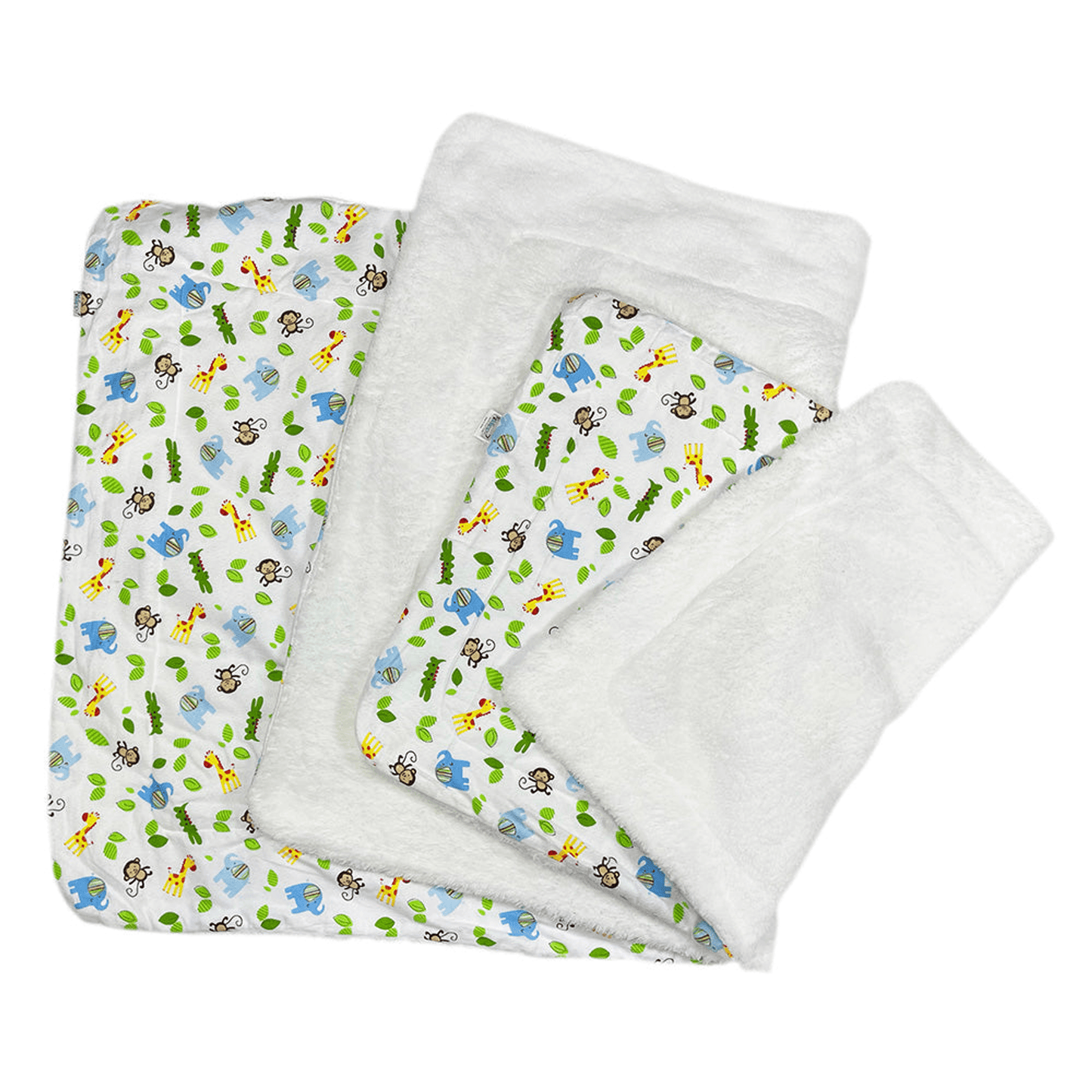 Zoo Animals Flannel & Plush Blanket