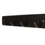 Fantashome Traditional Wall Mounted Hook Rack - 4 Hooks, Matte Black