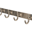 Fantashome 12" Stainless Steel Wall-Mounted Hook Rack With 4 Hooks - Silver