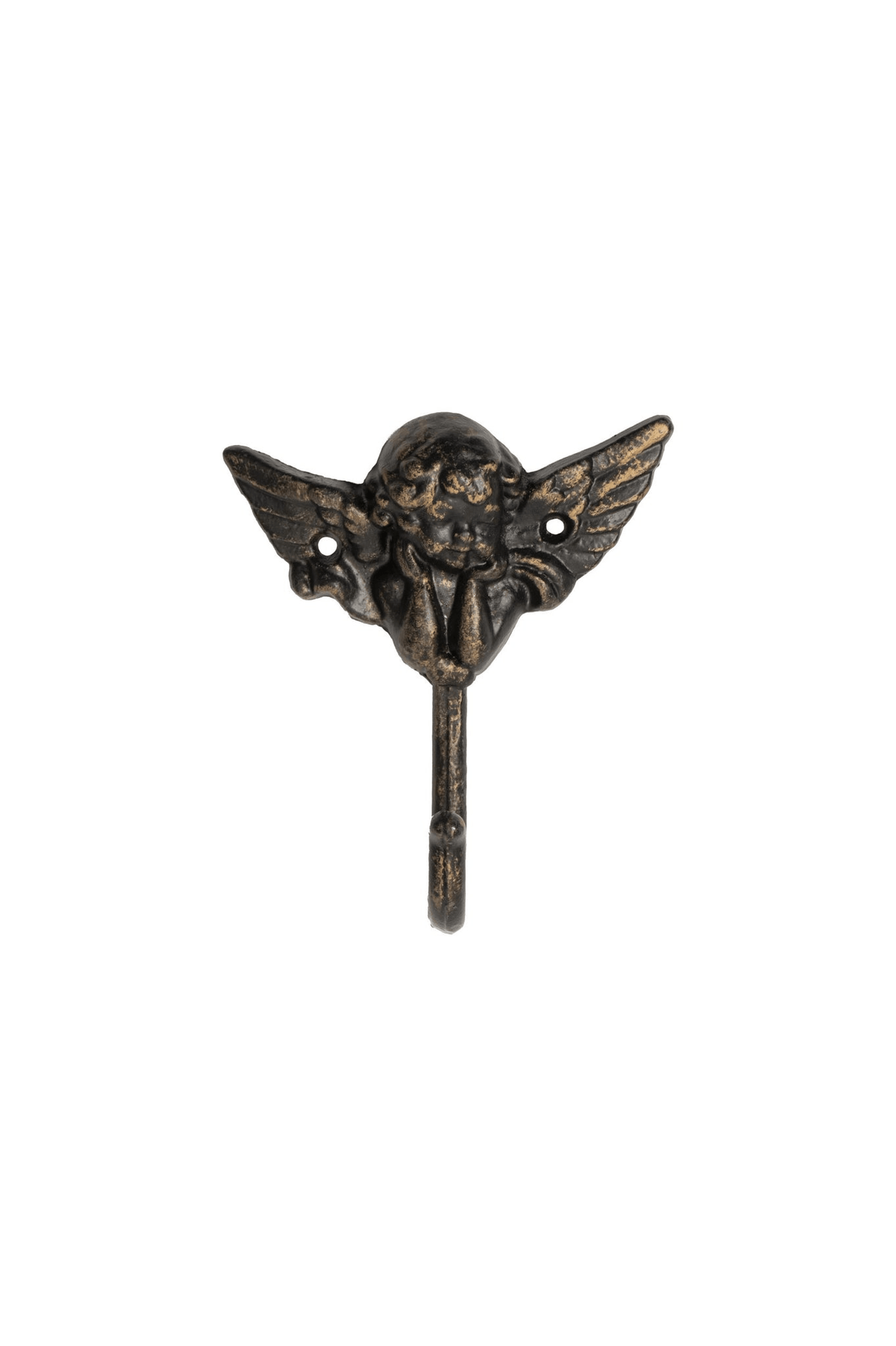 Fantashome Large Angel Cast Iron Wall-Mounted Hook