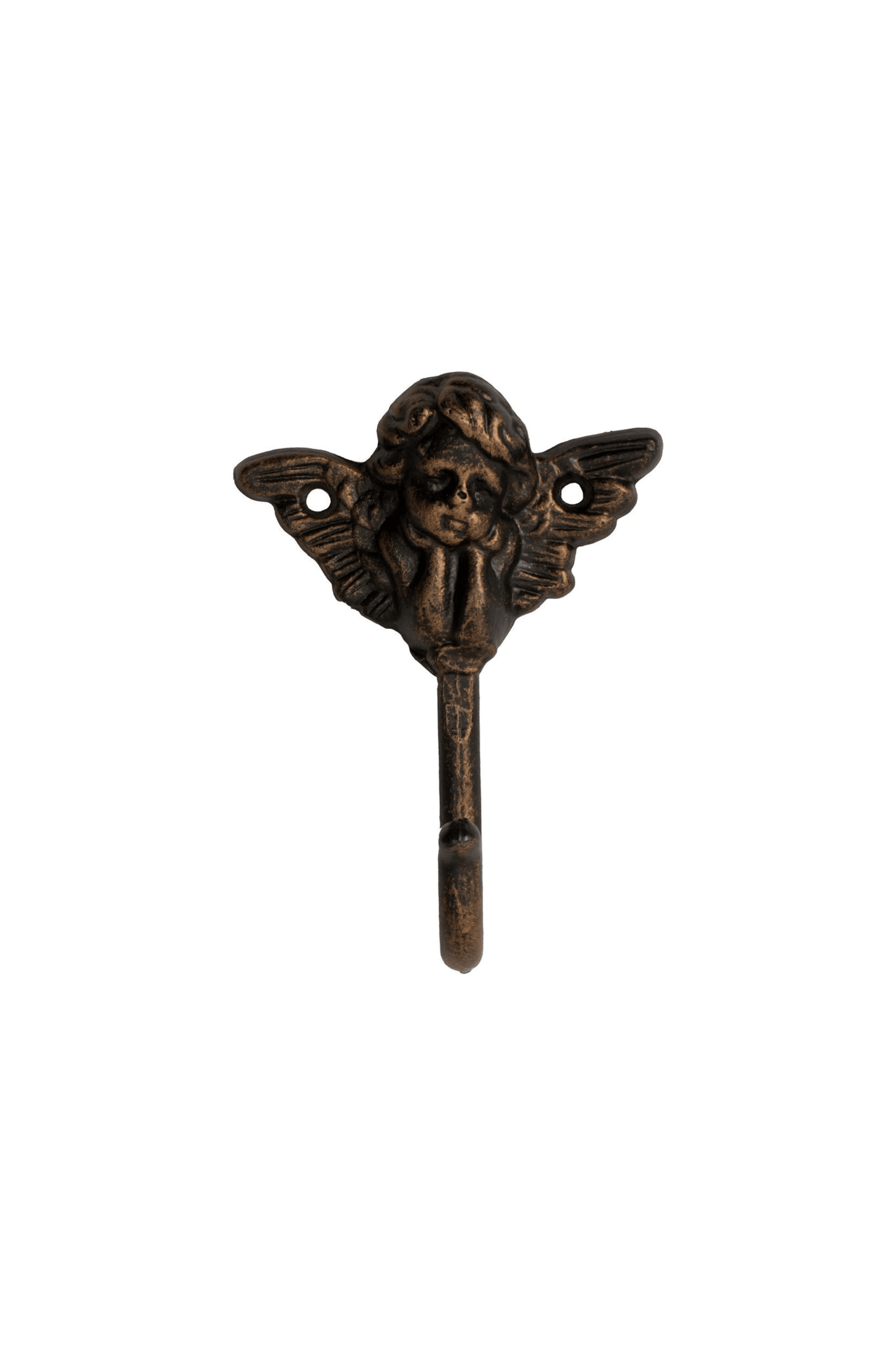 Fantashome Cast Iron Wall Mounted Single Hook - Small Angel