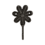 Fantashome Decorative Cast Iron Flower Wall Hook