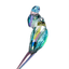Swarovski Jungle Beats Parakeet Couple Fife & Fifer Crystal Figurine