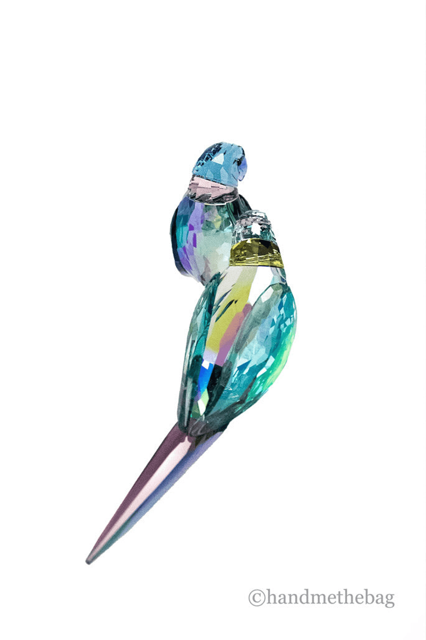 Swarovski Jungle Beats Parakeet Couple Fife & Fifer Crystal Figurine