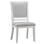 Dover Dining Side Chair Set In Cerused White Oak