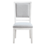 Dover Dining Side Chair Set In Cerused White Oak