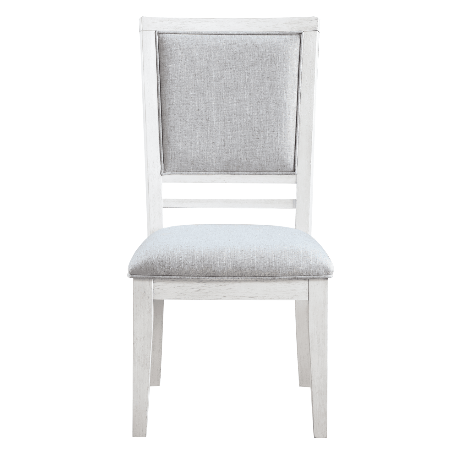 Dover Dining Side Chair Set In Cerused White Oak