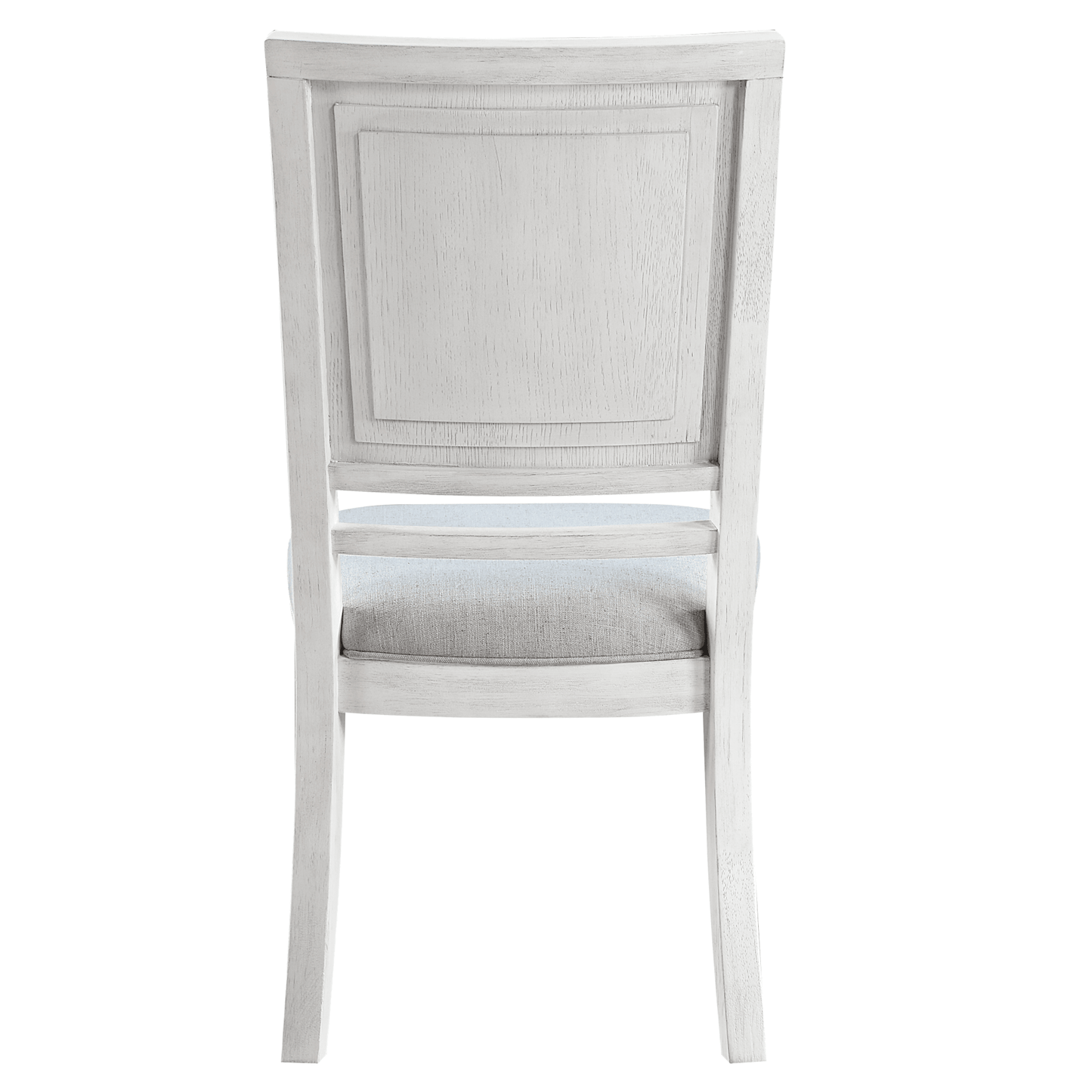 Dover Dining Side Chair Set In Cerused White Oak