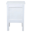 Sunset Trading Distressed White Mahogany Cottage End Table