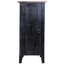 Sunset Trading Distressed Black Cottage Accent Cabinet