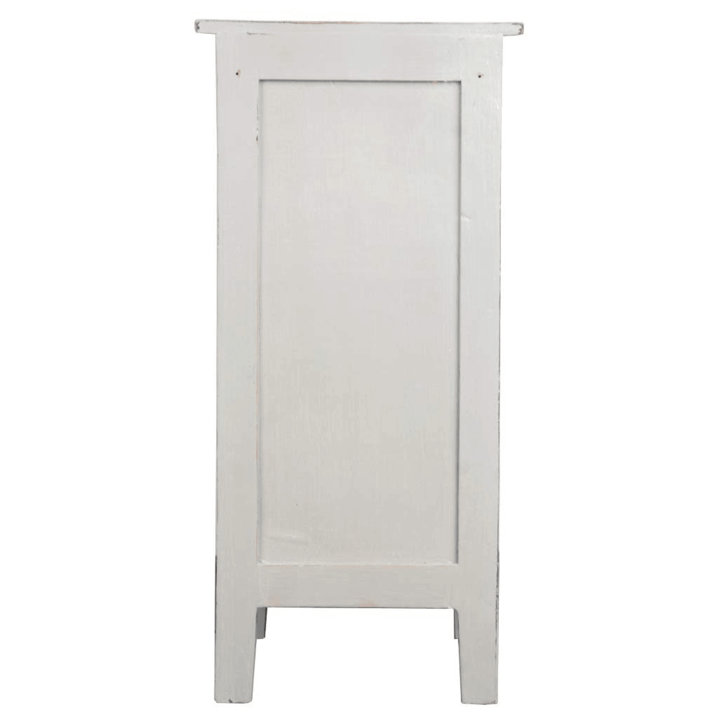 Sunset Trading Mid-19Th Century Inspired Distressed Gray Accent Cabinet