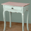 Cottage Table In Bahama Blue And Natural Limewash Wood