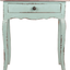 Cottage Table In Bahama Blue And Natural Limewash Wood