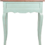 Cottage Table In Bahama Blue And Natural Limewash Wood