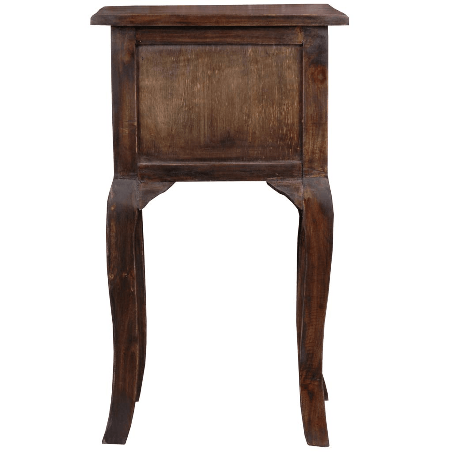 Sunset Trading Vintage Iron Brown Solid Wood Side Table