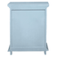 Cottage Solid Wood Side Table In Distressed Beach Blue