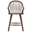 Andrews 24" Windsor Barstool With Arms In Distressed Chestnut Brown - Set Of 2