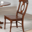 Sunset Trading Andrews Chestnut Brown Solid Wood Dining Side Chair - Set Of 2