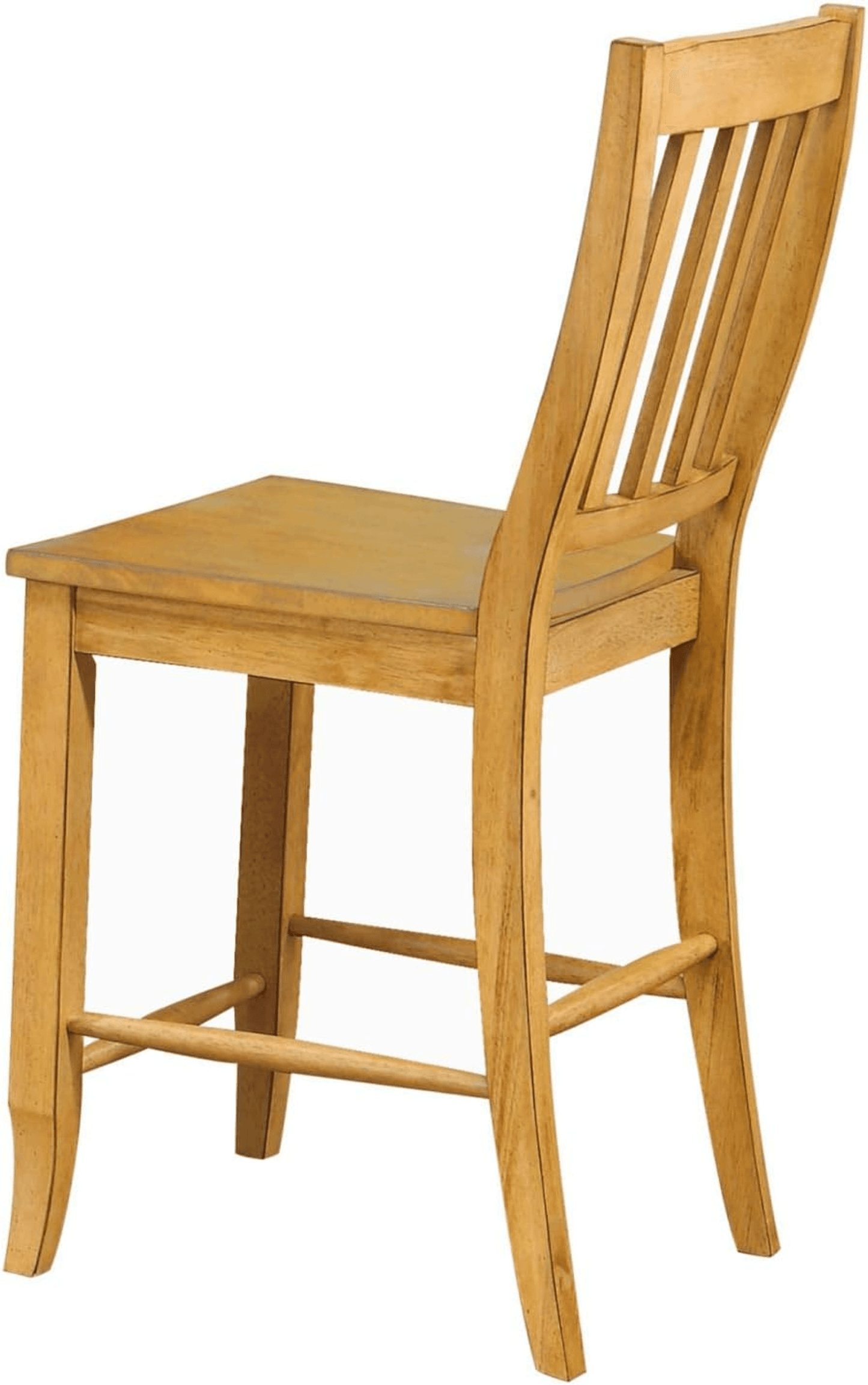 Sunset Trading Oak Selections 24" Barstools - Set Of 2 In Light Oak