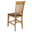 Brook Counter Height Barstools In Two-Tone Light Brown Wood - Set Of 2