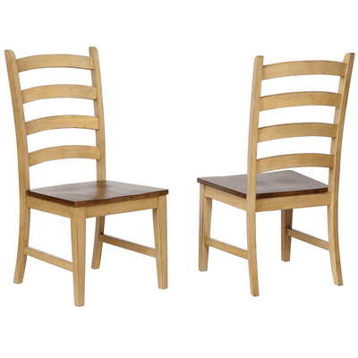 Brook Ladder Back Dining Chair Set Of 2 By Sunset Trading