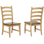 Brook Ladder Back Dining Chair Set Of 2 By Sunset Trading